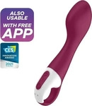 Satisfyer Hot Spot - wiederaufladbarer, w&auml;rmender G-Punkt-Vibrator (rot)