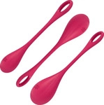 Satisfyer Yoni Power 1 - Geishakugel-Set - Rot (3-teilig)