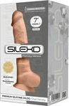 Silexd 7 - Saugnapf-Dildo - 17,5 cm (natur) nude