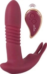 Javida RC - Funk-Vibrator f&uuml;r den Kitzler, 3 Funktionen (rot)