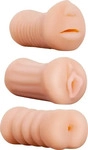 NMC XXX To GO Juicy Set (3-tlg.) - k&uuml;nstliche Vagina, Mund-, Anal-Masturbator nude