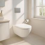 NEG Design H&auml;nge-WC Uno11RK (48,5 cm) | randlos & spritzfrei, verdeckte...