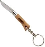 Opinel Mini-Messer, Gr&ouml;&szlig;e 2, mit Anh&auml;nger, Braun, One Size