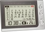 TFA Dostmann Funk Wecker mit Monatskalender, 60.2529.54, Anzeige der