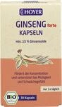 HOYER Ginseng Kapseln BIO 30 Kapseln