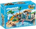 PLAYMOBIL Family Fun 6979 Karibikinsel mit Strandbar, Ab 6 Jahren
