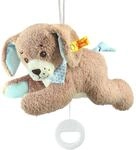 Steiff 239700 Gute-Nacht-Hund Spieluhr Pl&uuml;schtier, Mehrfarbig, Medium, 22 cm