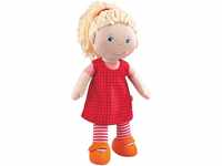 HABA 302108 - Puppe Annelie, Stoffpuppe mit Kleidung und Haaren, 30 cm, Spielzeug ab