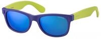 Polaroid Unisex-Kinder P0115 Jy Udf 46 Sonnenbrille, Blau (Blute Lime/Grey Blute)