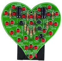 Best Price Square Electronics KIT, Flashing Heart MK101 by VELLEMAN KIT