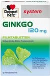 DOPPELHERZ Ginkgo 120 mg system Filmtabletten 30 St