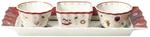 Villeroy & Boch - Toy's Delight Dip Set 4 teilig, Servierplatte mit Sch&auml;lchen,