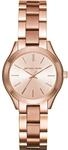Michael Kors Damen Quartz Armbanduhr, 33.00mm Geh&auml;usegr&ouml;&Atilde;&Yuml;e mit rosa analog