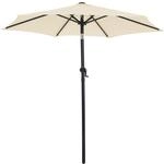 Kingsleeve&reg; Sonnenschirm Balkon 200cm UV Schutz 80+ mit Schutzh&uuml;lle Kurbel