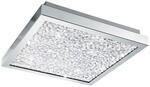 EGLO LED Kristall Deckenlampe Cardito, 1 flammige Deckenleuchte, Material: Stahl,
