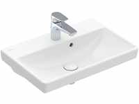 Villeroy & Boch 4A005501 Waschbecken für Badezimmer, rechteckig, 550 mm, 370...