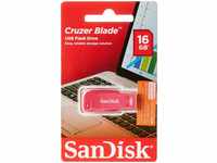 SanDisk SDCZ50C-016G-B35PE 16 GB Cruzer Blade USB Flash Drive - Electric Pink