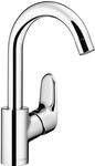 hansgrohe Ecos - Waschtischarmatur mit Zugstangen-Ablauf, schwenkbar, Wasserhahn Bad