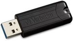Verbatim PinStripe USB-Stick - 32 GB - High-Speed 3.0-Schnittstelle - externer