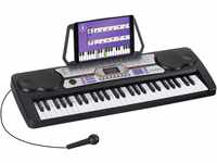 McGrey BK-5410 Keyboard (54 Tasten, 100 Klangfarben, 100 Rhythmen, Lernfunktion,