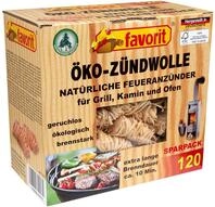 Favorit Feueranz&uuml;nder (Holzwolle & Wachs), 120 St&uuml;ck &ndash; &ouml;kologische Anz&uuml;nder,
