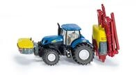 Siku 1799, New Holland Traktor mit Kverneland Pflanzenschutzspritze, 1:87,