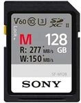 Sony SF-M128 128GB SDXC Speicherkarte UHS-II, V60, Class 10, bis zu 277MB/s...