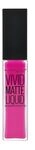 Maybelline New York Vivid Matte Liquid Lippenstift 15 electric pink, 1er Pack (1 x 8