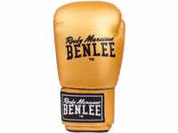 BENLEE Boxhandschuhe aus Artificial Leather Rodney Gold/Black 14 oz