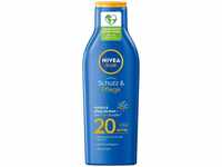NIVEA SUN Schutz & Pflege Sonnenmilch LSF 20 (250 ml), Sonnencreme für 48h