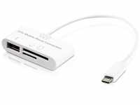 kwmobile 3in1 Micro-USB OTG Adapter - Cardreader SD Micro SD Karte USB A...