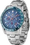FIREFOX Sky Commander FFS23-103 blau Edelstahl Chronograph Herrenuhr Armbanduhr 10