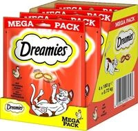 Dreamies Cat mit Huhn Mega Pack | 4X 180g Katzensnack