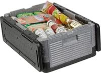 Flip-Box Big Isolierbox, 39L, 600x400x250mm, grau/schwarz