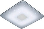 Trio Leuchten LED Deckenleuchte Samurai 628613001, Acryl wei&szlig; mit Starlight Effect,