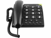 Doro PhoneEasy 311c Seniorentelefon, Schnurgebundenes Großtastentelefon mit