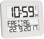TFA Dostmann Timeline Max Digitale Funkuhr, Wanduhr 60.4512.02, | einfache