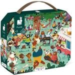 Janod - Puzzle f&uuml;r Kinder B&auml;ren-Familientreffen, 54 Teile - Lernspiel - Feinmotorik