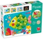Jumbo Spiele D53136 - GOULA Mosaik Spiel Holzspielzeug f&uuml;r Kleinkinder, Ab 3 Jahren