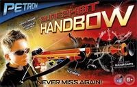 Petron SURESHOT Handbow Kinder Hand Armbrust mit 3 Pfeilen, orange/schwarz (1...