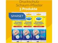 Scholl Druckschutz Schaum Pflaster, 3er Pack (3 x 9 Stück)