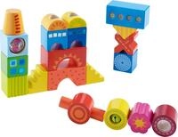 HABA 302157 Bausteine Kunterbunt, Spiel