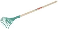 Theo Klein 2717 Bosch Garten Laubrechen, Robuster Kinder-Rechen mit stabilem...
