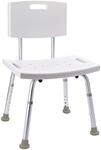 RIDDER Assistent A00602101 Badezimmer-Stuhl mit R&uuml;ckenlehne, Hocker,