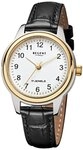 Regent Damenarmbanduhr Leder Handaufzug F821