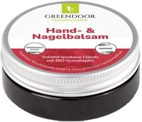 GREENDOOR Handbalsam f&uuml;r sehr trockene Haut mit BIO Granatapfel & Avocado&ouml;l 50ml,