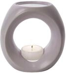PRIMAVERA Duftlampe Taupe matt - Aromadiffuser, Duftkerze, Raumduft - Keramik,