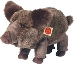 Teddy Hermann 90831 Wildschwein 30 cm, Kuscheltier mit idealem Recyclinganteil