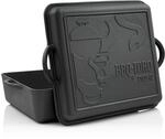 BBQ-Toro Dutch Oven Pan | Rechteckiger Gusseisen Kochtopf | 10,5 Liter Gusstopf 