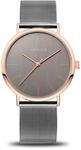 BERING Damen Uhr Quarz Movement - Classic Collection mit Edelstahl und Saphirglas